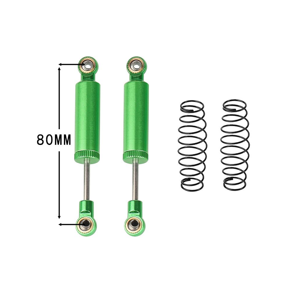 LonZeXy 1/10 RC Crawler Metal Oil Shock Absorber 70/80/90/100/110mm Adjustable Damper For SCX10 TRX4 D90 RC Car Upgrade Parts