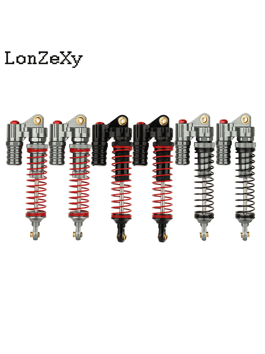 LONZEXY Metal Negative Pressure Shock Set for SCX10 4pcs