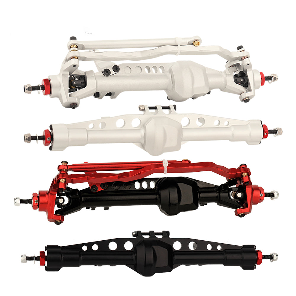 LonZeXy Metal Front Rear Axle Assembly For 1/10 RC Crawler Axial SCX10 III Ford Bronco AXI03014, RC Car Upgrade Replacement Parts