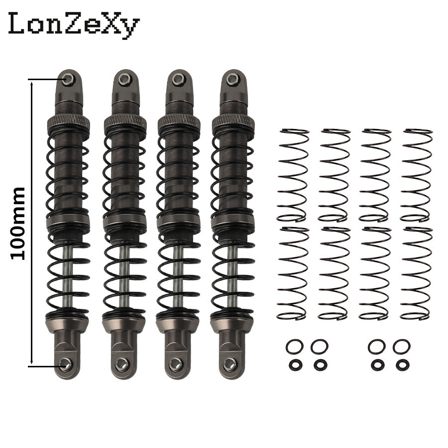 LONZEXY Absorber Set 4pcs for 1/10 SCX10 AXI231017 TRX-4