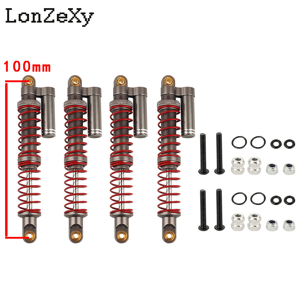 Lonzexy 90mm Metal Suspension Shock for TRX-4 Wraith SCX10 II (1pcs)