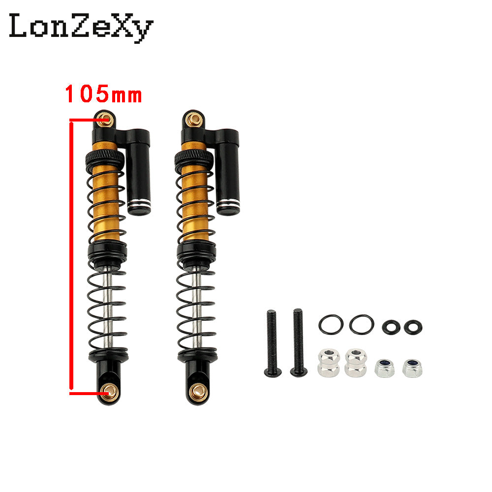 Lonzexy 90mm Metal Suspension Shock for TRX-4 Wraith SCX10 II (1pcs)