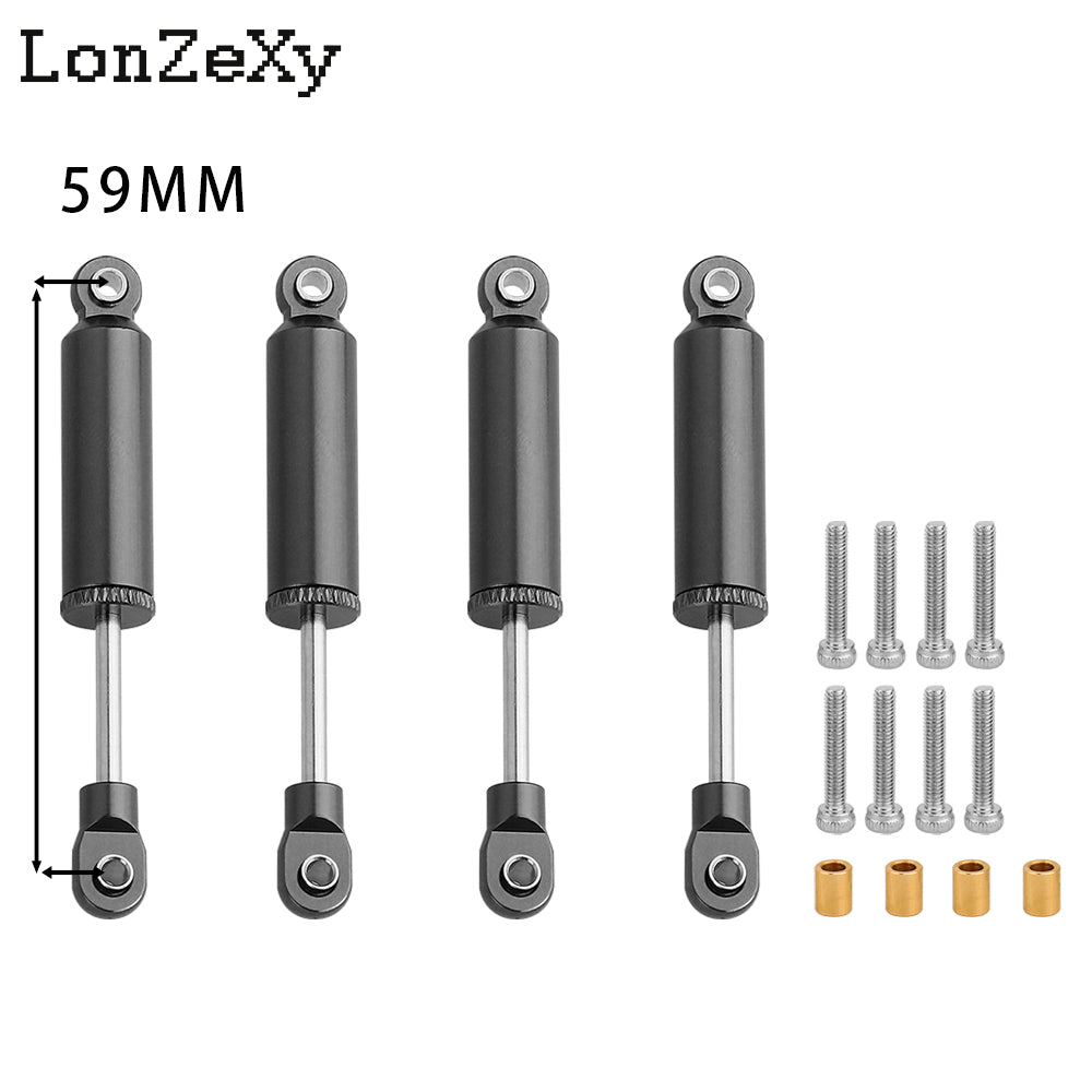 LONZEXY Built-in Spring Shocks Damper for 1/18 TRX-4M Bronco Defender K10 (65mm)