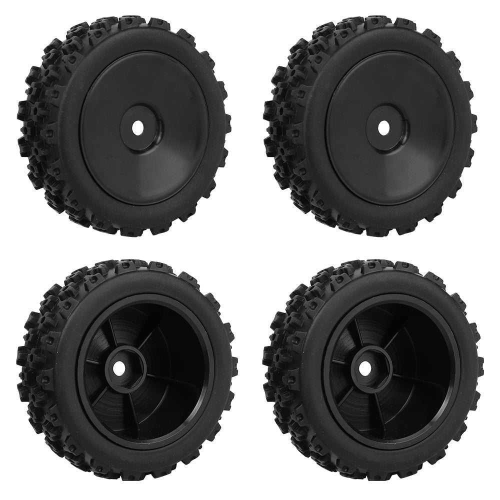 1/10 RC Off-Road Buggy Wheels 72.4g Knobby All-Terrain Rubber Tires Multi Color Rim RC Car Upgrade Parts