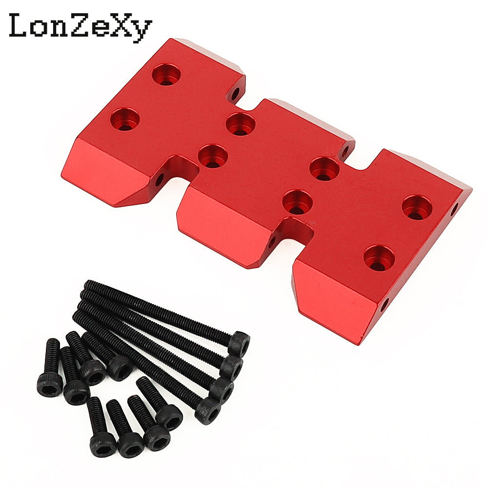 LONZEXY Transmission Mount Gearbox Skid Plate for SCX10