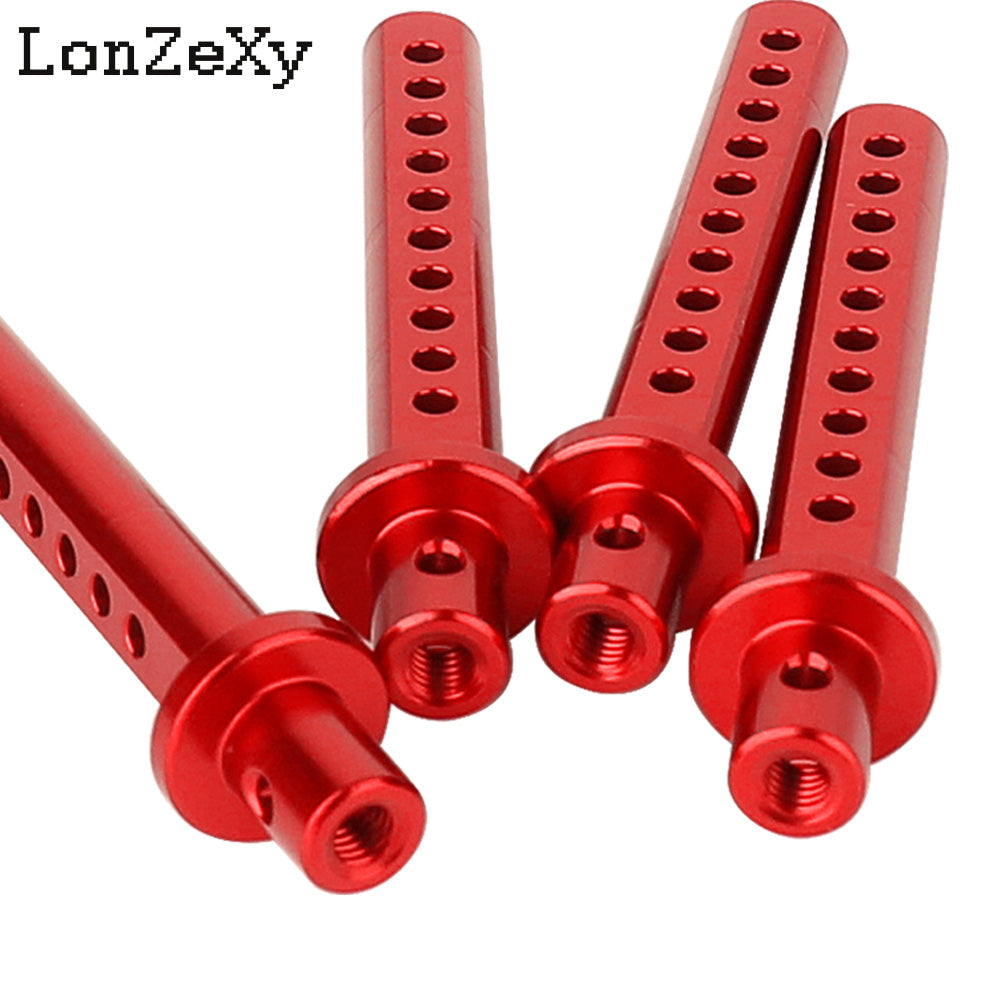 Lonzexy Metal Body Post Mount Pillar with R Pins for SCX10