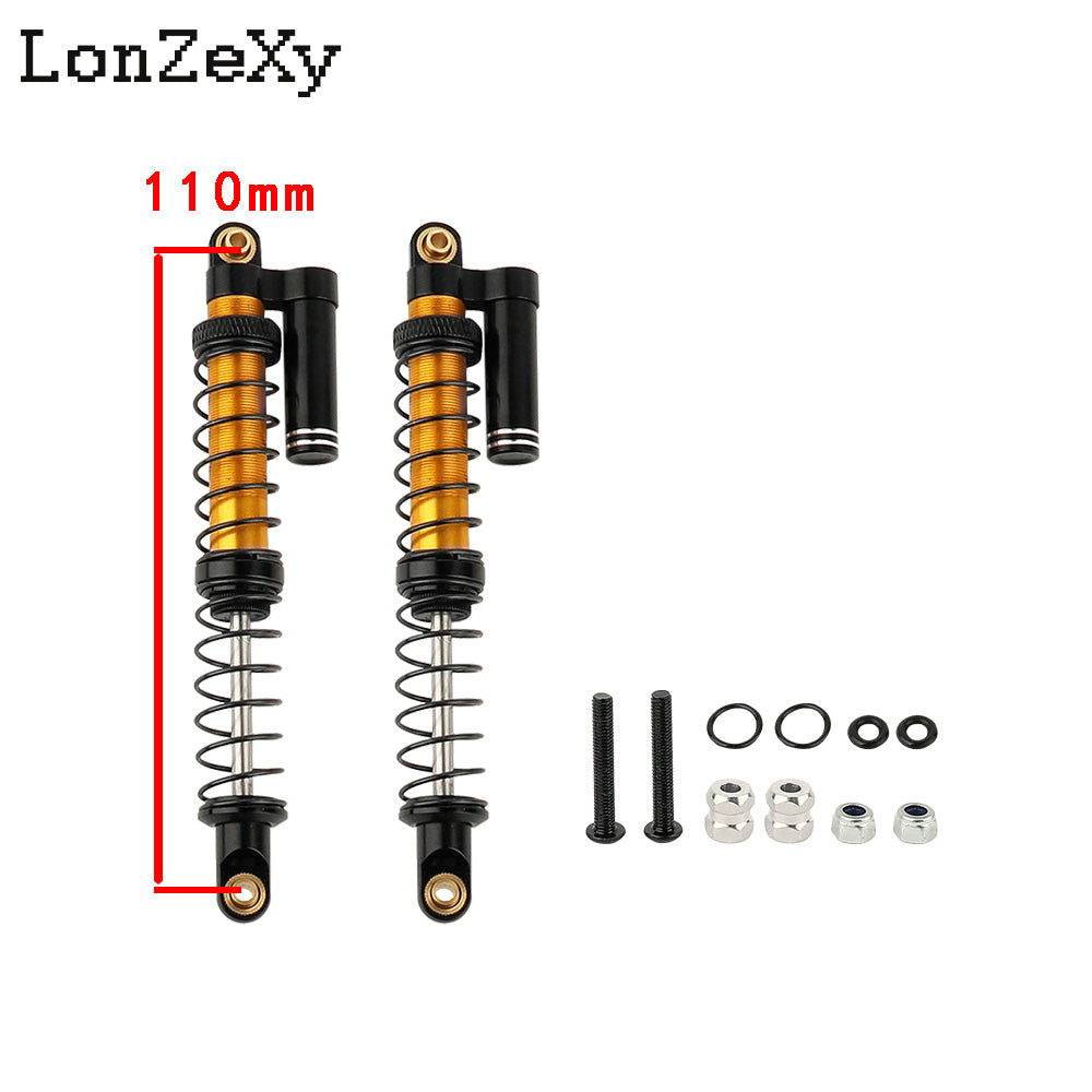 Lonzexy 90mm Metal Suspension Shock for TRX-4 Wraith SCX10 II (1pcs)