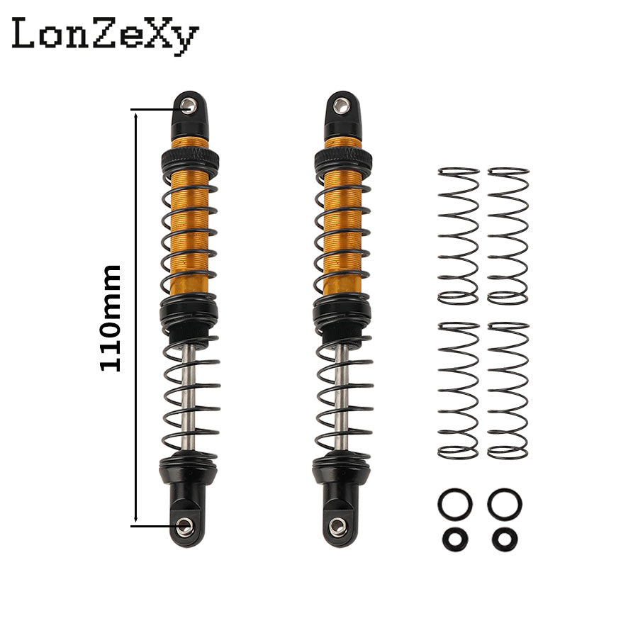 LONZEXY Absorber Set 4pcs for 1/10 SCX10 AXI231017 TRX-4