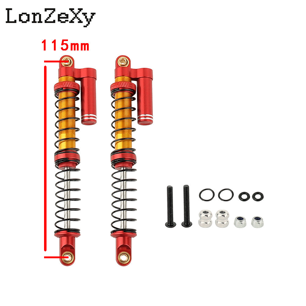 Lonzexy 90mm Metal Suspension Shock for TRX-4 Wraith SCX10 II (1pcs)