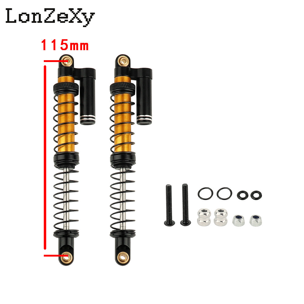 Lonzexy 90mm Metal Suspension Shock for TRX-4 Wraith SCX10 II (1pcs)