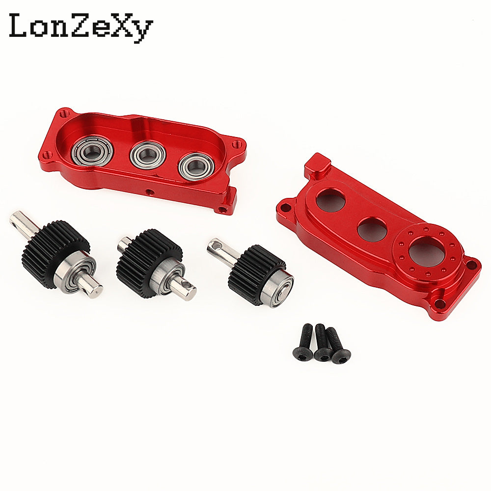 Lonzexy Metal Frame Front Gearbox for Scx10 I II