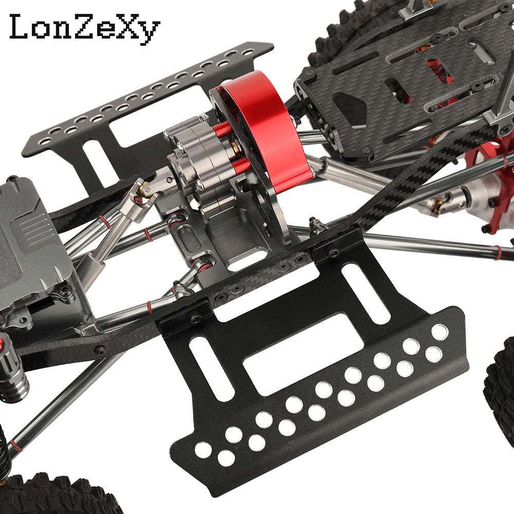 LONZEXY Rock Sliders Metal Pedal 2pcs for SCX10