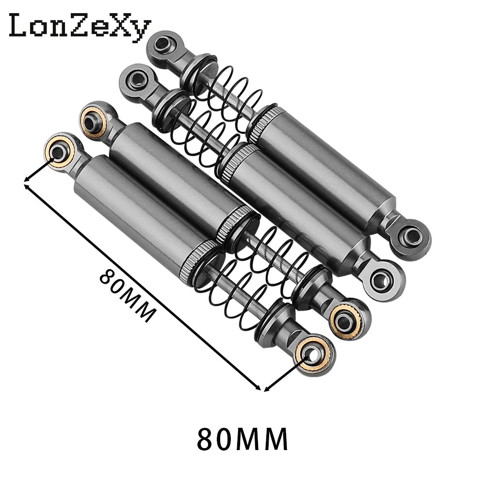 LONZEXY Oil Adjustable Shock Set for SCX10