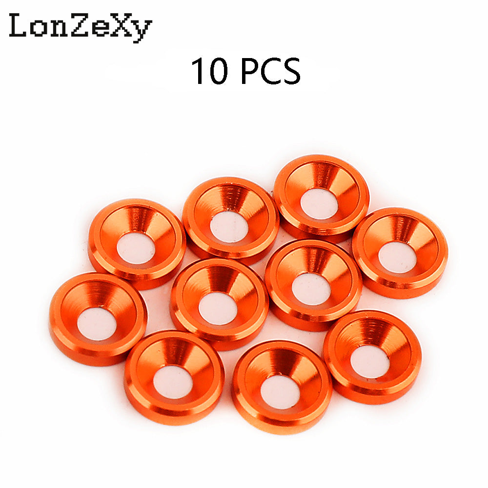 LONZEXY M3 M4 M5 M6 M8 Aluminum Alloy Spacer+Flat Washer 20 PCS