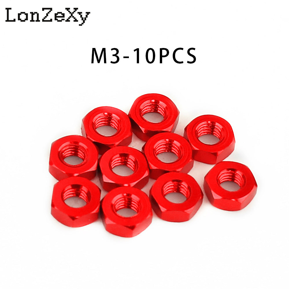 LONZEXY Hex Nut Stainless Steel 304(18-8) Metric Hexagon Nut 100 pcs