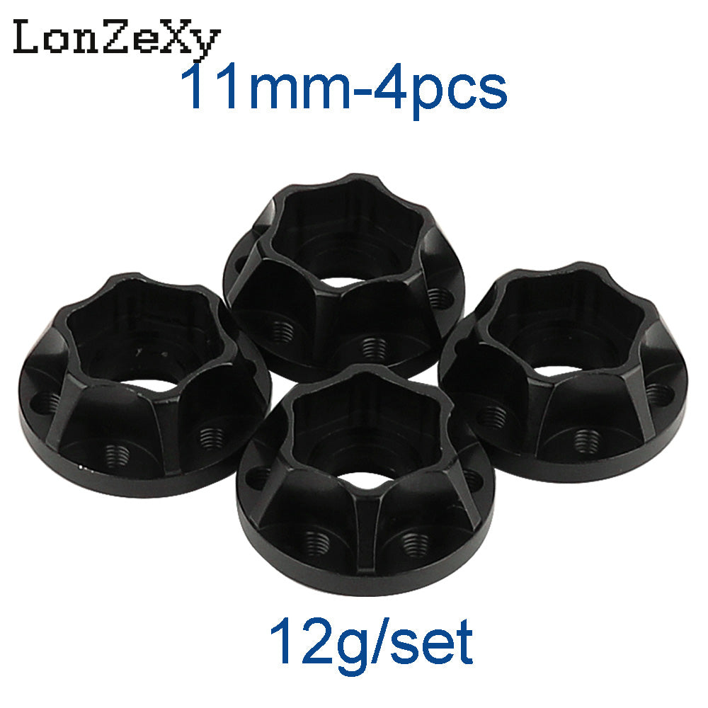 LONZEXY Metal Adapters Hex for 1.9inch 2.2inch Wheel Rim 4Pcs for Scx10 Trx4 Wraith