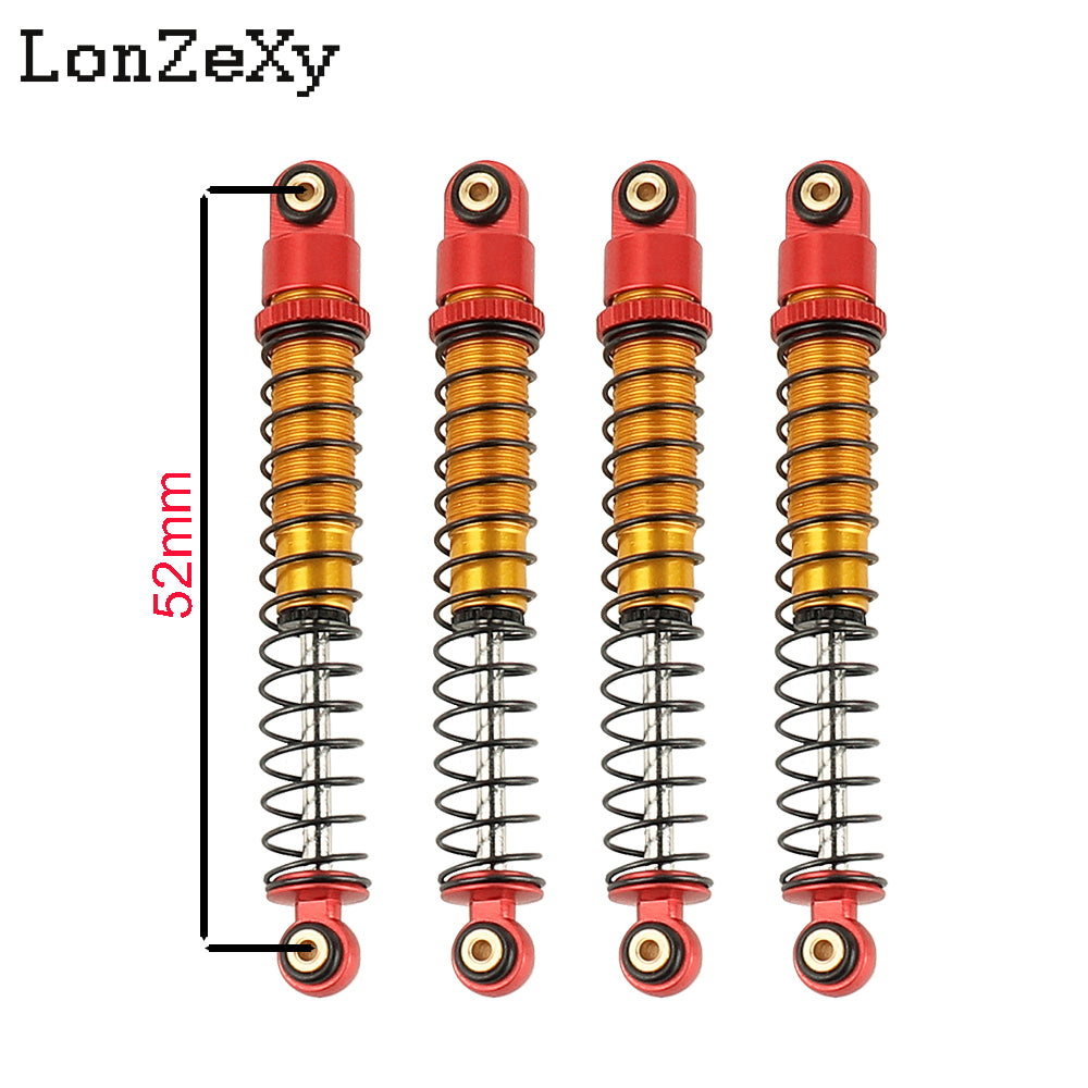 Lonzexy Shocks-Long Double Barrel Damper 51mm for SCX24  1/24 RC