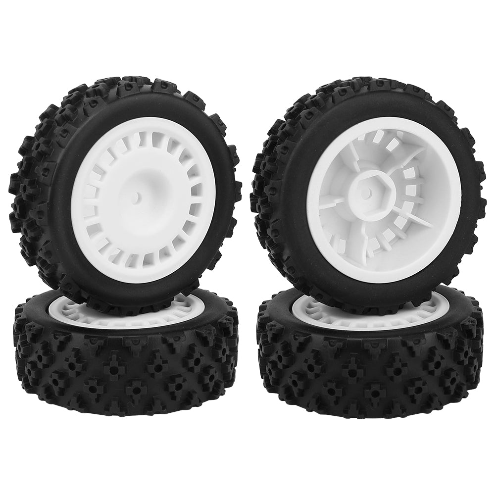 1/10 RC Off-Road Buggy Wheels 38.4g Knobby Rubber Tires Multi Color Rim RC Car Upgrade Parts