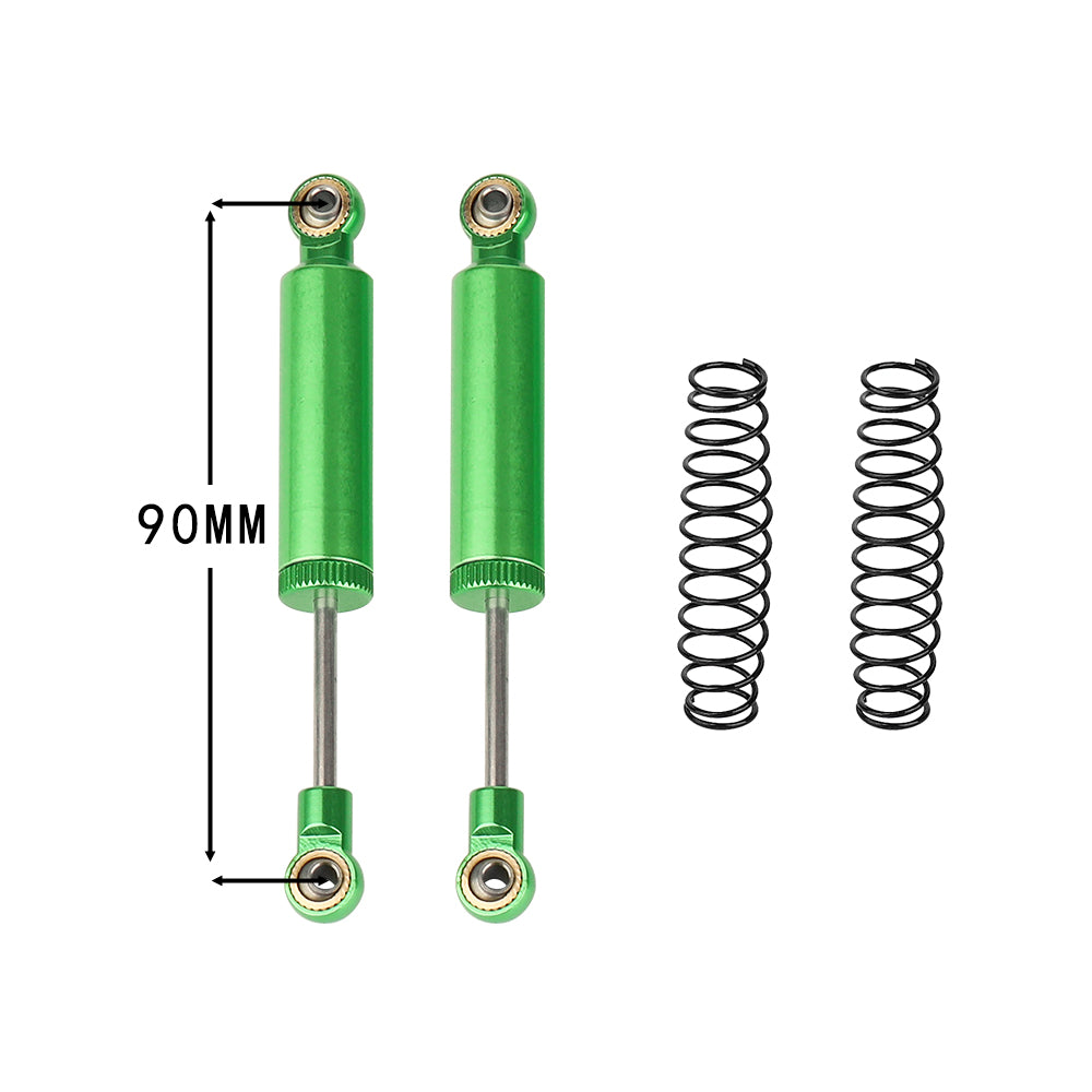 LonZeXy 1/10 RC Crawler Metal Oil Shock Absorber 70/80/90/100/110mm Adjustable Damper For SCX10 TRX4 D90 RC Car Upgrade Parts