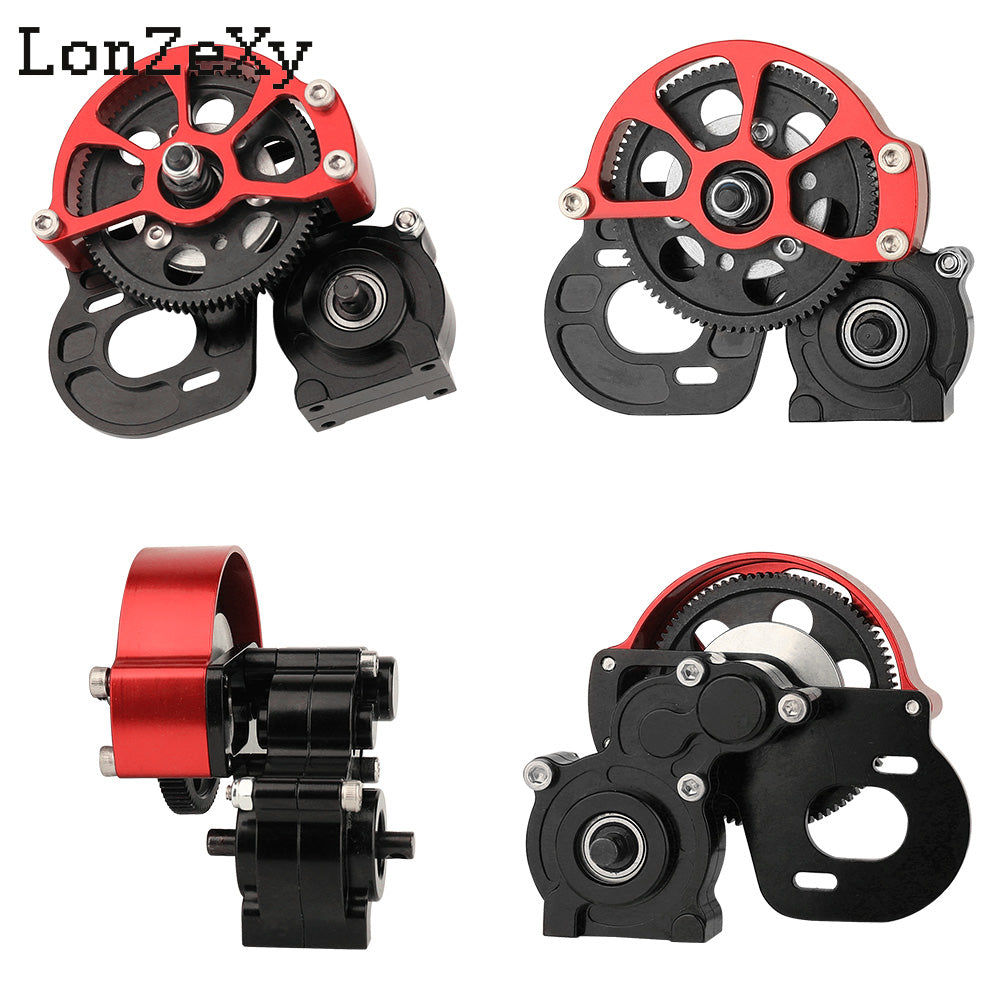 LONZEXY Metal Forward Transmission Gearbox for SCX10 & SCX10 II