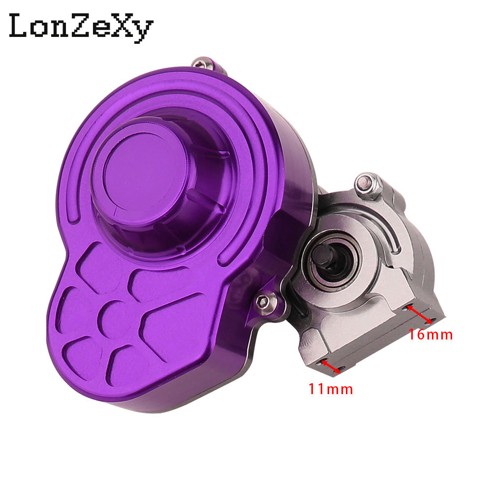 LONZEXY Complete Metal Transmission Gearbox+Gear for SCX10