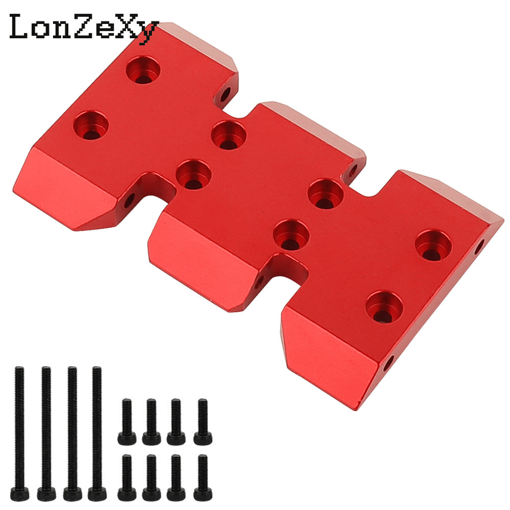 LONZEXY Transmission Mount Gearbox Skid Plate for SCX10