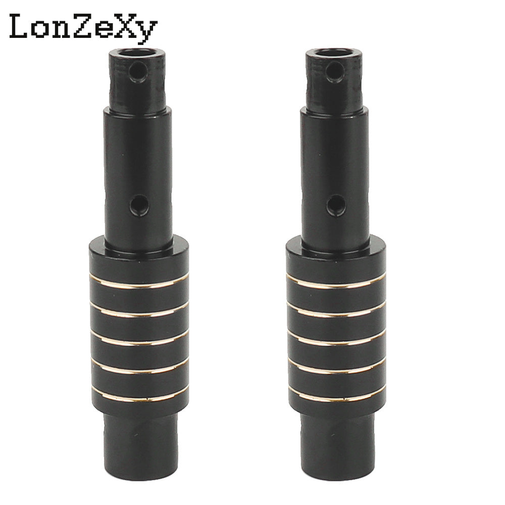 LONZEXY Brass Rear Axle Tube 1 Pair for SCX10 Pro
