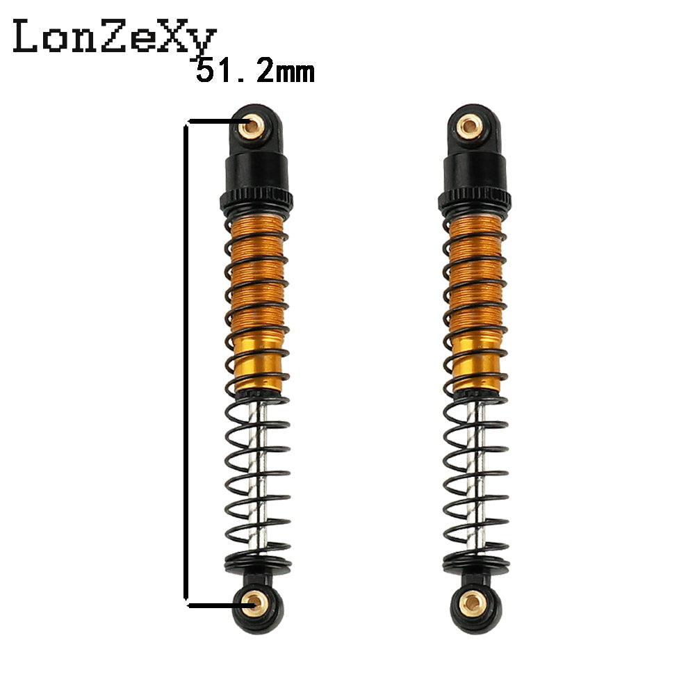 Lonzexy Shocks-Long Double Barrel Damper 51mm for SCX24  1/24 RC