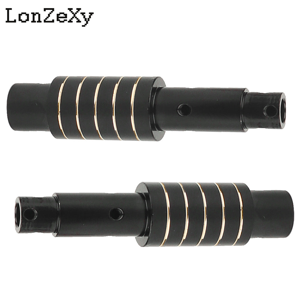 LONZEXY Brass Rear Axle Tube 1 Pair for SCX10 Pro