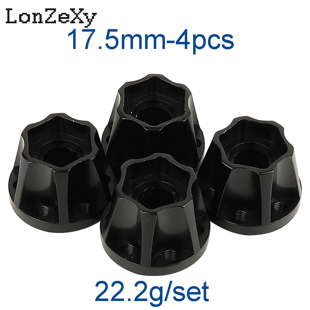 LONZEXY Metal Adapters Hex for 1.9inch 2.2inch Wheel Rim 4Pcs for Scx10 Trx4 Wraith