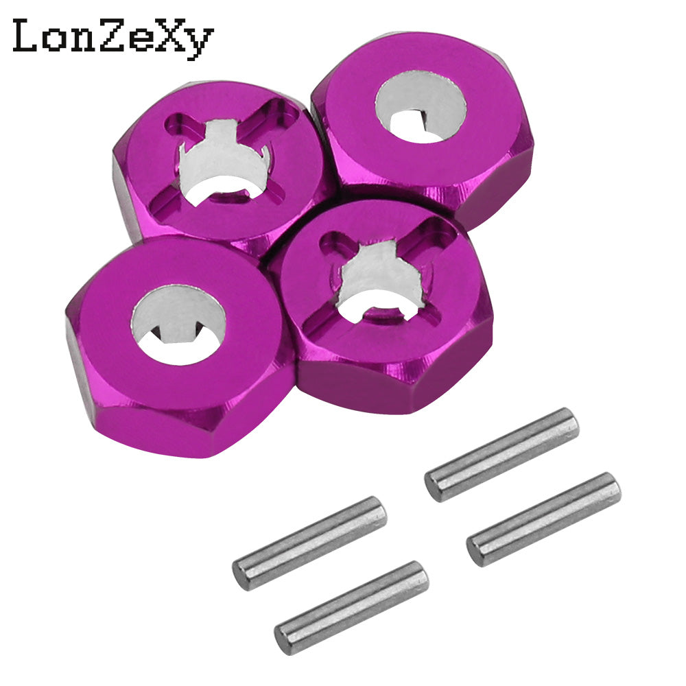 LONZEXY Alloy Wheel Hex Hub Adapter for 1/14 MJX Hyper GO