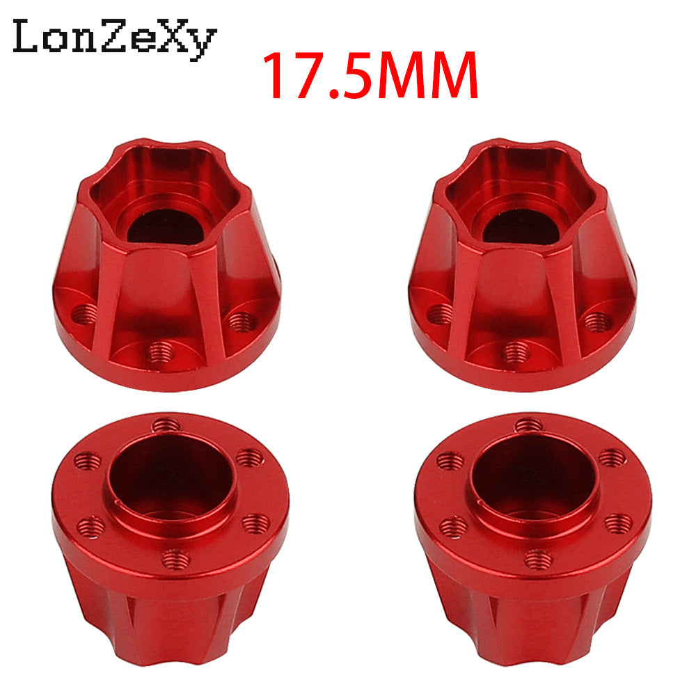 LONZEXY Metal Adapters Hex for 1.9inch 2.2inch Wheel Rim 4Pcs for Scx10 Trx4 Wraith