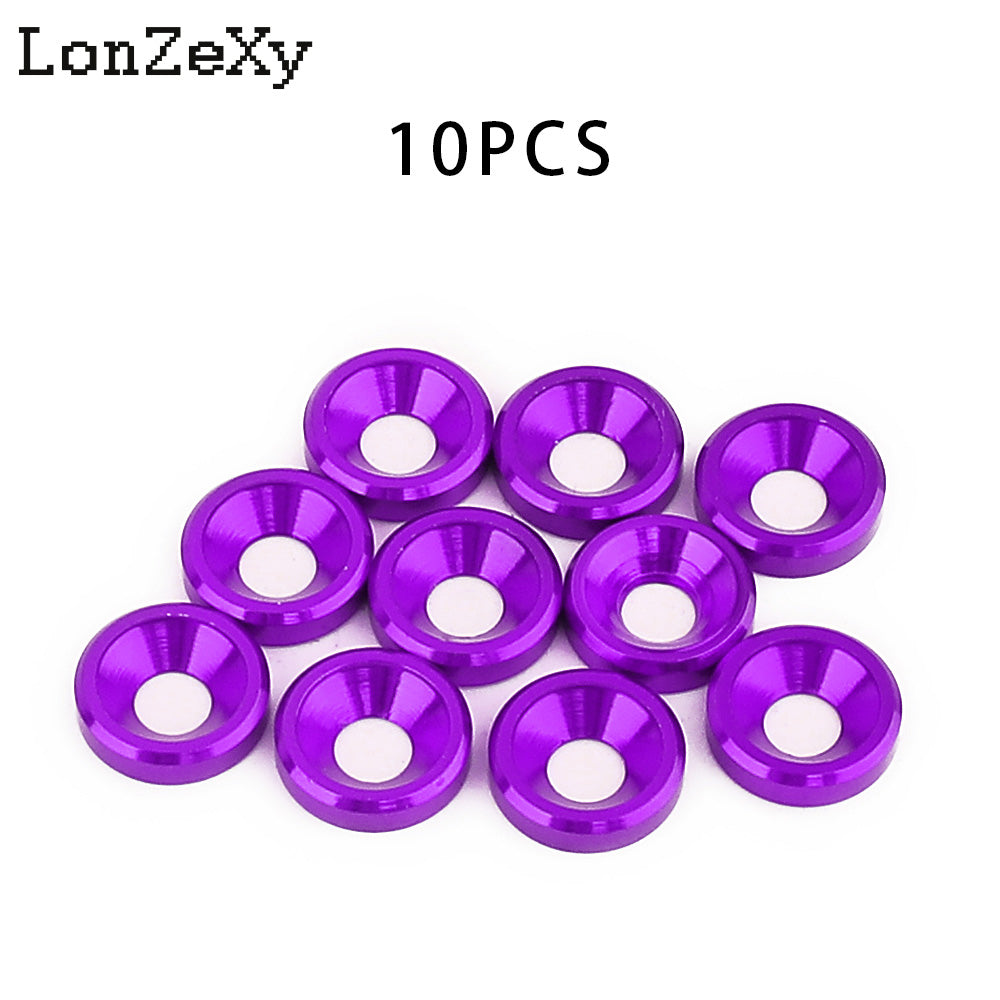 LONZEXY M3 M4 M5 M6 M8 Aluminum Alloy Spacer+Flat Washer 20 PCS