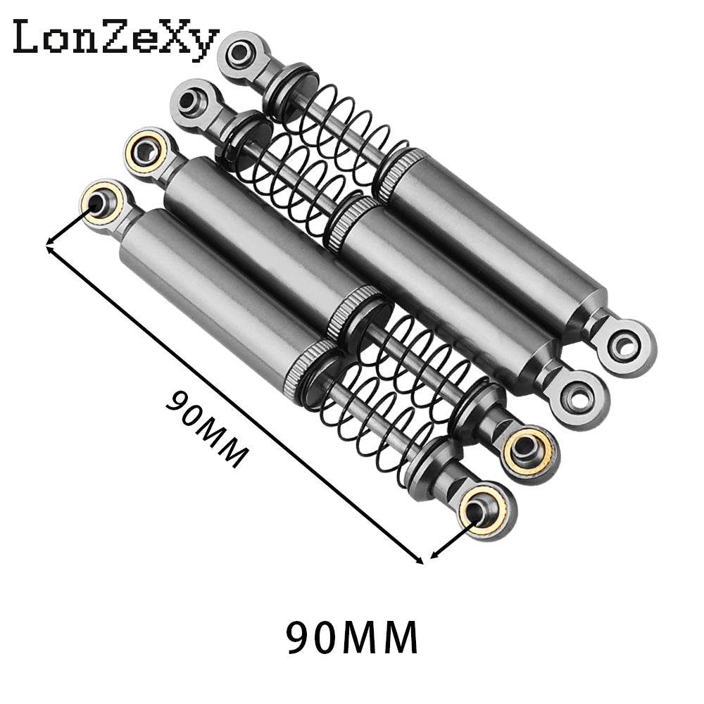 LONZEXY Oil Adjustable Shock Set for SCX10