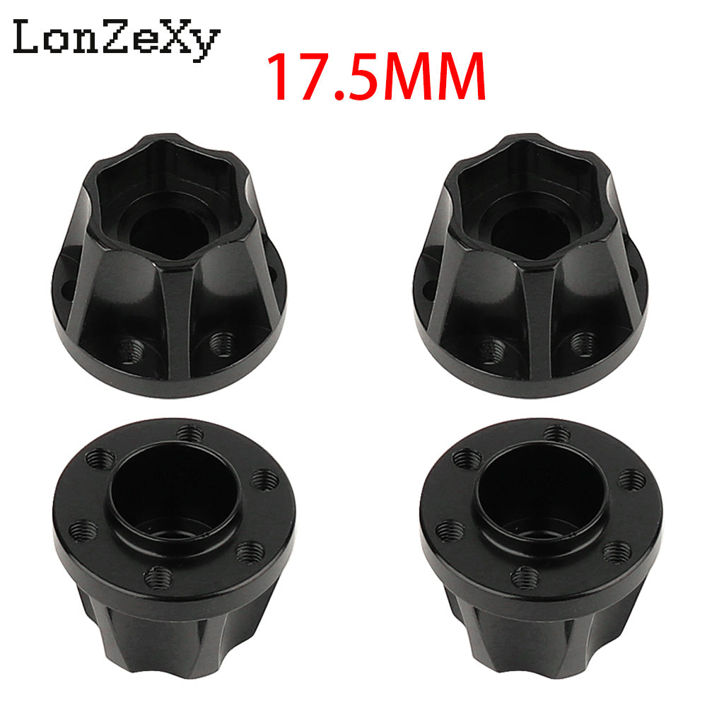 LONZEXY Metal Adapters Hex for 1.9inch 2.2inch Wheel Rim 4Pcs for Scx10 Trx4 Wraith
