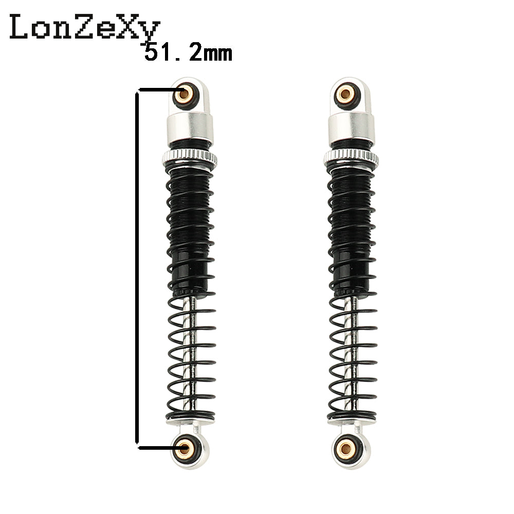 Lonzexy Shocks-Long Double Barrel Damper 51mm for SCX24  1/24 RC