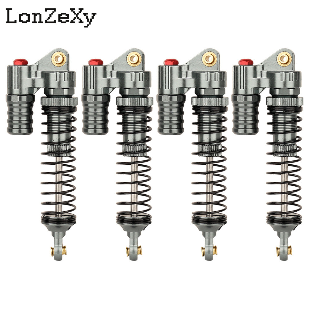 LONZEXY Metal Negative Pressure Shock Set for SCX10 4pcs