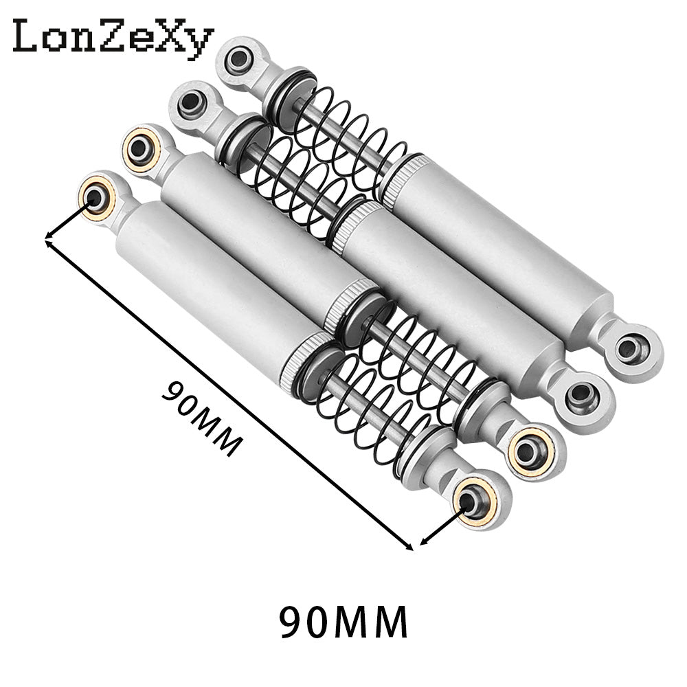 LONZEXY Oil Adjustable Shock Set for SCX10