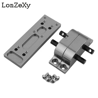 LONZEXY Metal Alloy Transmission with Mount Plate for SCX10