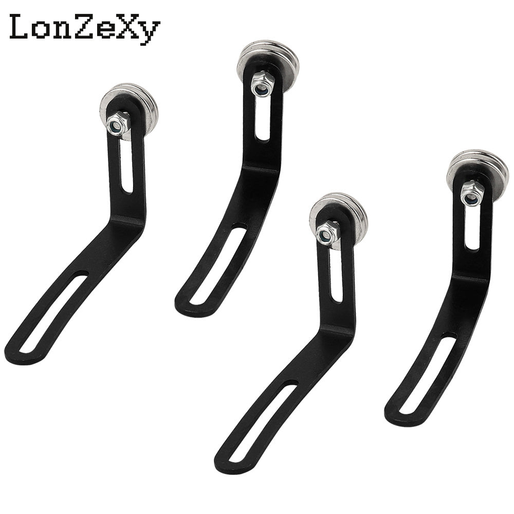 LONZEXY Car Shell Body Mount L-Bracket 4 pcs for SCX10