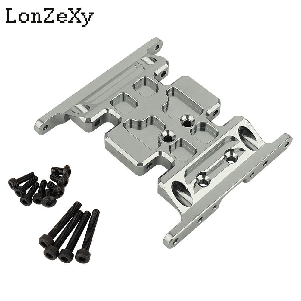 LONZEXY Aluminum Gearbox Mount Base for SCX10