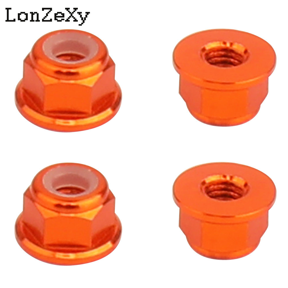 LONZEXY M3 Aluminum Alloy Flange Lock Nuts for DIY FPV Drone RC