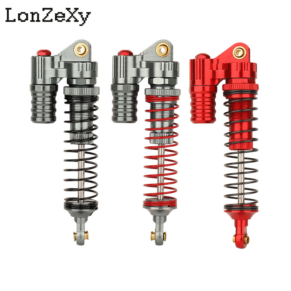 LONZEXY Metal Negative Pressure Shock Set for SCX10 4pcs