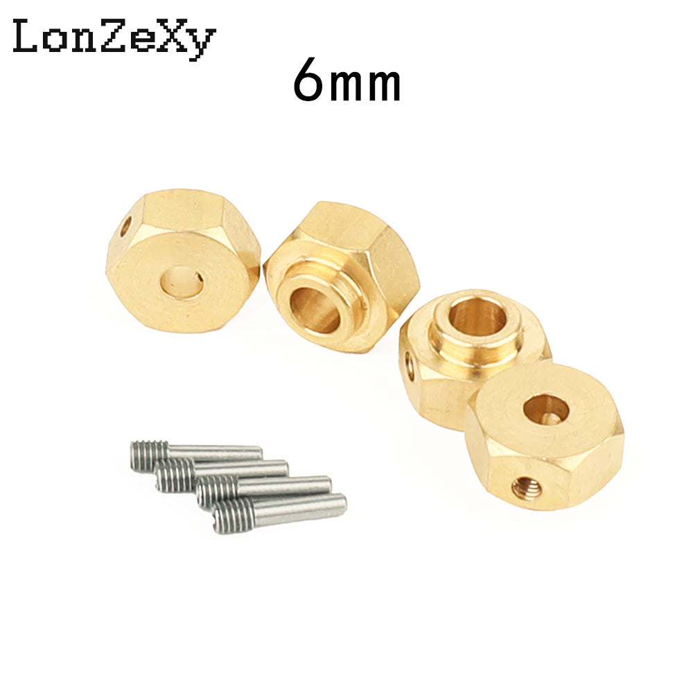 LONZEXY Wheel Hex Adapters for Redcat Ascent 1/10