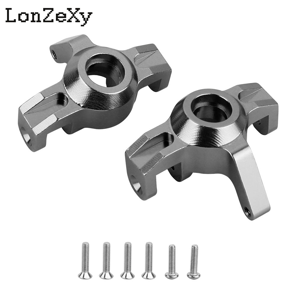 LONZEXY Aluminum Front Rear Steering Knuckle for 1/14 MJX Hyper Go