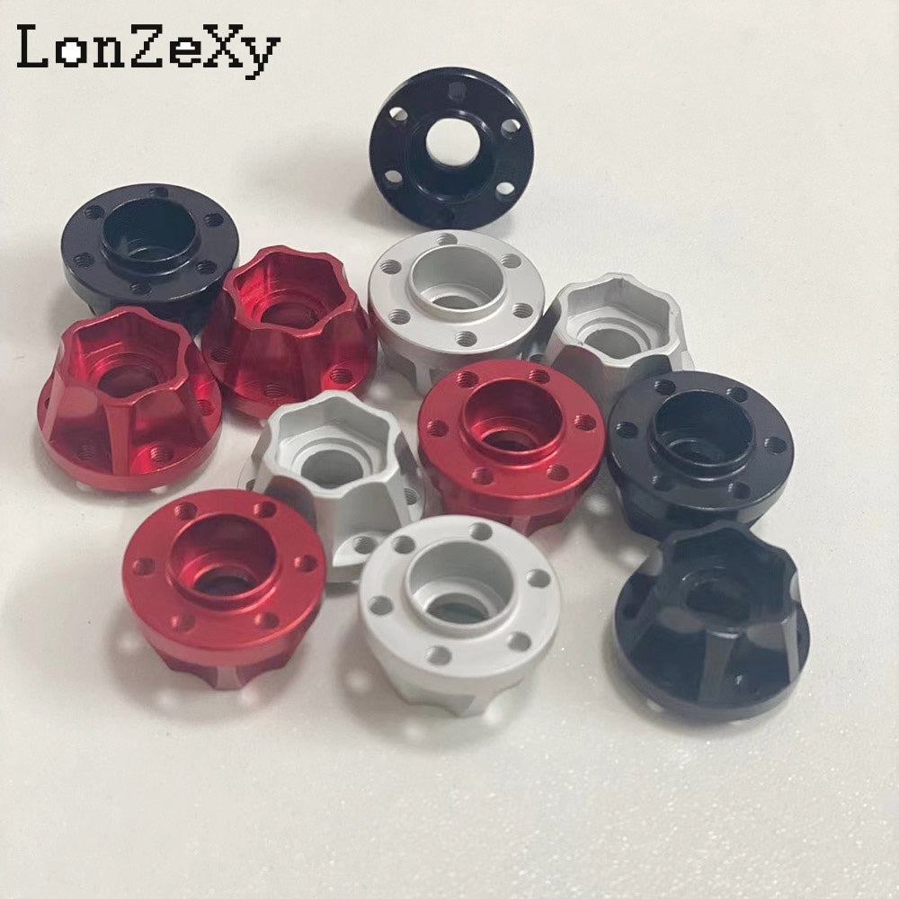LONZEXY Metal Adapters Hex for 1.9inch 2.2inch Wheel Rim 4Pcs for Scx10 Trx4 Wraith
