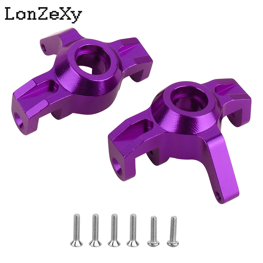 LONZEXY Aluminum Front Rear Steering Knuckle for 1/14 MJX Hyper Go