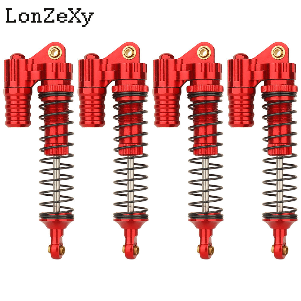 LONZEXY Metal Negative Pressure Shock Set for SCX10 4pcs