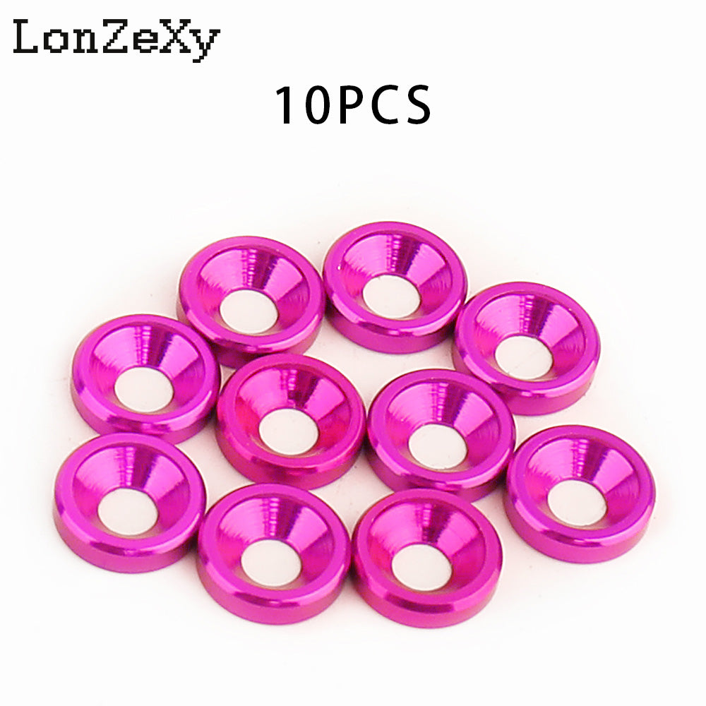 LONZEXY M3 M4 M5 M6 M8 Aluminum Alloy Spacer+Flat Washer 20 PCS