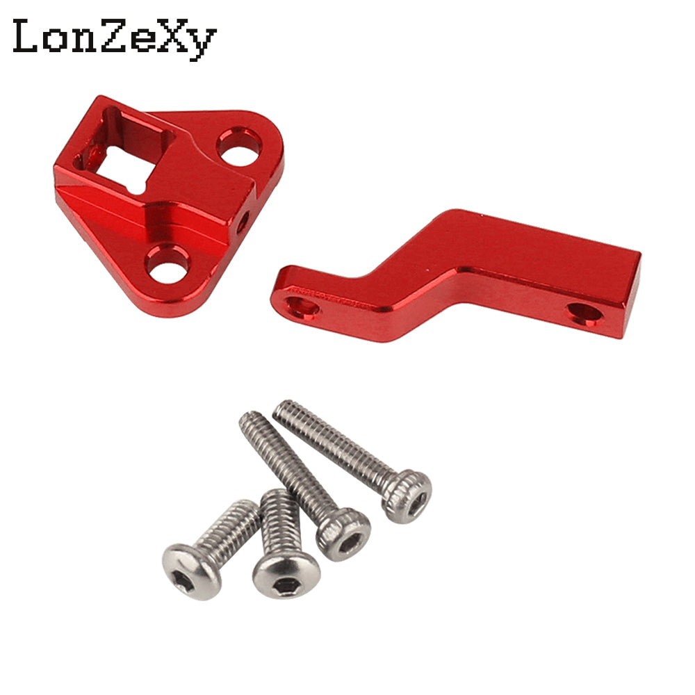 LONZEXY Aluminum Trailer Tow Hitch with Brass Ball for 1/18 TRX4M
